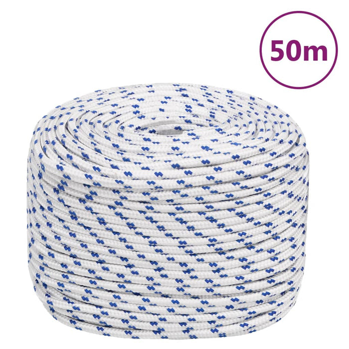 Frânghie de barcă, alb, 6 mm, 50 m, polipropilenă - WALTI WALTI