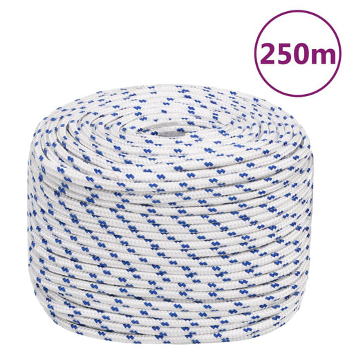 Frânghie de barcă, alb, 6 mm, 250 m, polipropilenă - WALTI WALTI