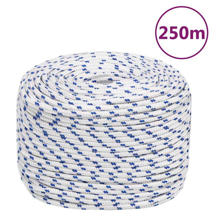 Frânghie de barcă, alb, 8 mm, 250 m, polipropilenă - WALTI WALTI