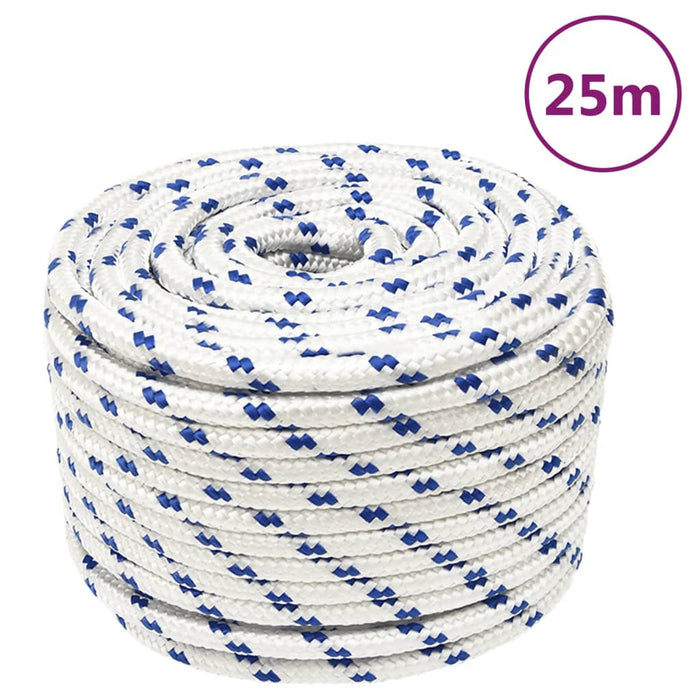 Frânghie de barcă, alb, 12 mm, 25 m, polipropilenă - WALTI WALTI