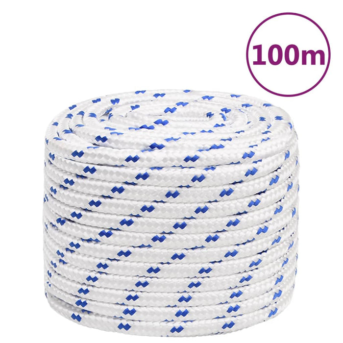 Frânghie de barcă, alb, 16 mm, 100 m, polipropilenă - WALTI WALTI