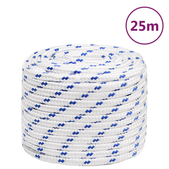 Frânghie de barcă, alb, 18 mm, 25 m, polipropilenă - WALTI WALTI