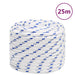 Frânghie de barcă, alb, 18 mm, 25 m, polipropilenă - WALTI WALTI