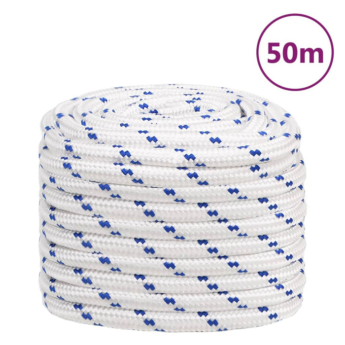Frânghie de barcă, alb, 20 mm, 50 m, polipropilenă - WALTI WALTI