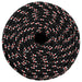 Frânghie de barcă, negru, 6 mm, 250 m, polipropilenă - WALTI WALTI