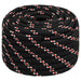 Frânghie de barcă, negru, 20 mm, 100 m, polipropilenă - WALTI WALTI