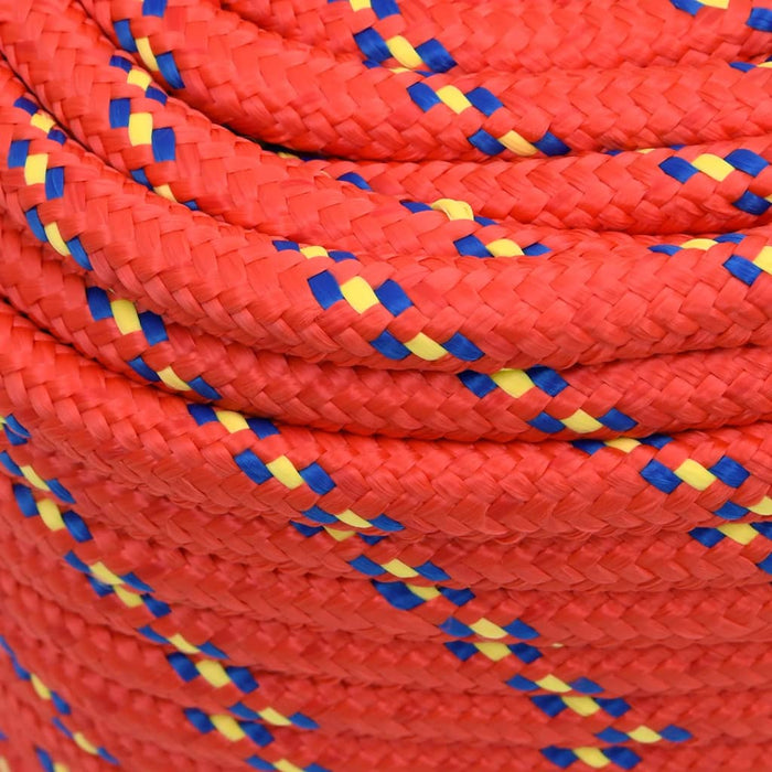 Frânghie de barcă, roșu, 18 mm, 25 m, polipropilenă - WALTI WALTI