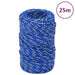 Frânghie de barcă, albastru, 2 mm, 25 m, polipropilenă - WALTI WALTI