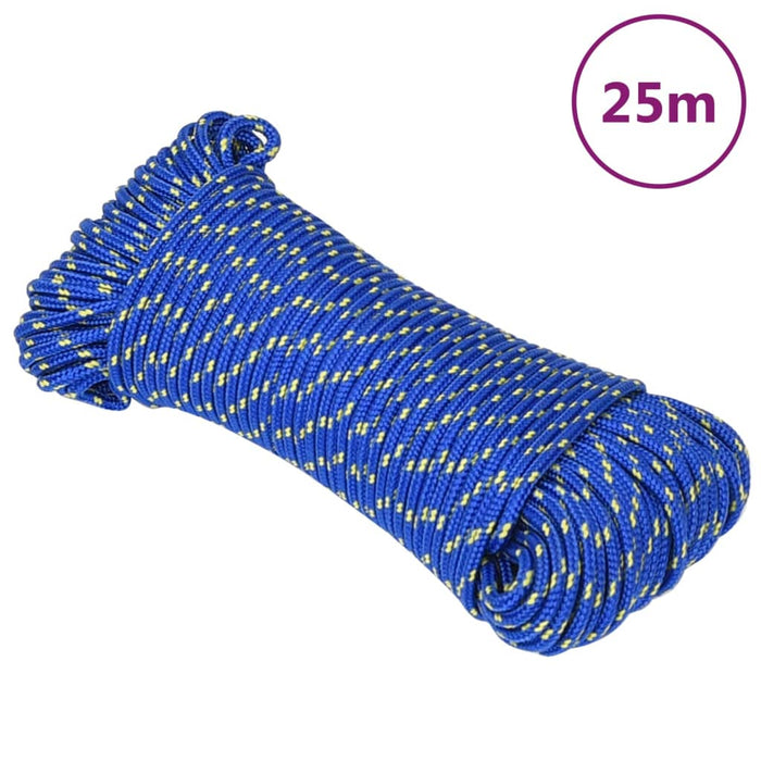 Frânghie de barcă, albastru, 3 mm, 25 m, polipropilenă - WALTI WALTI