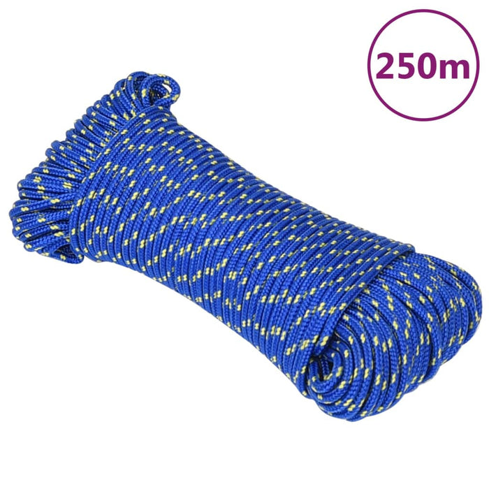 Frânghie de barcă, albastru, 4 mm, 250 m, polipropilenă - WALTI WALTI