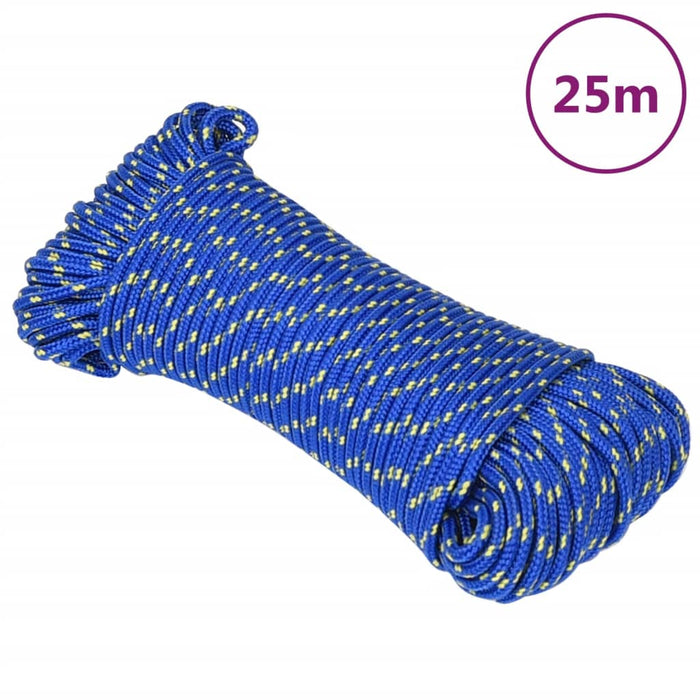 Frânghie de barcă, albastru, 5 mm, 25 m, polipropilenă - WALTI WALTI