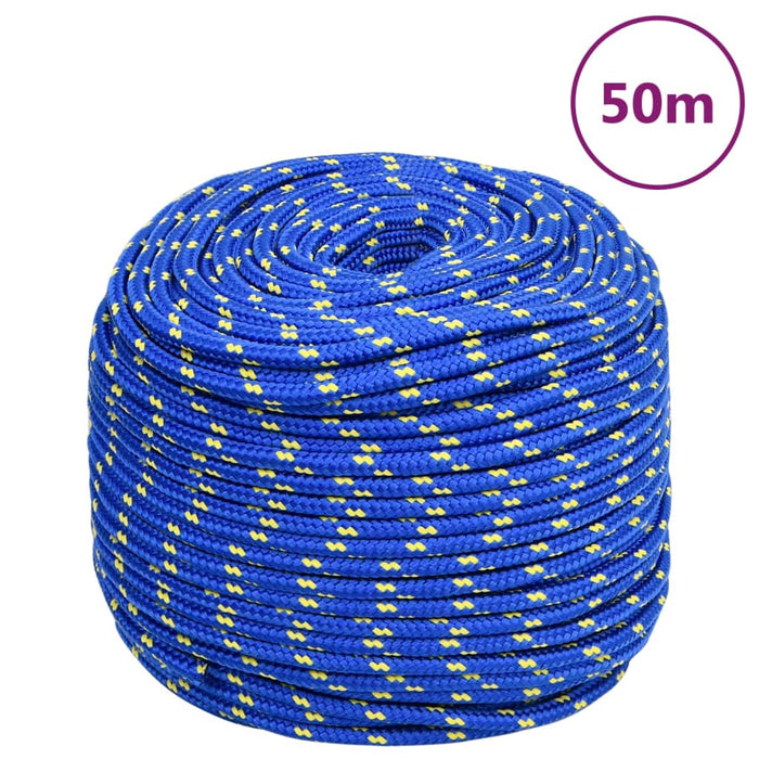 Frânghie de barcă, albastru, 6 mm, 50 m, polipropilenă - WALTI WALTI