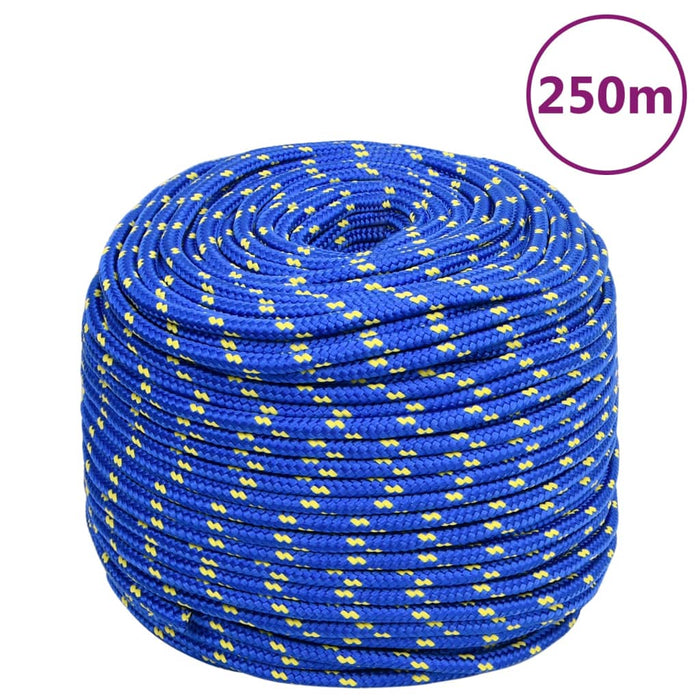 Frânghie de barcă, albastru, 6 mm, 250 m, polipropilenă - WALTI WALTI