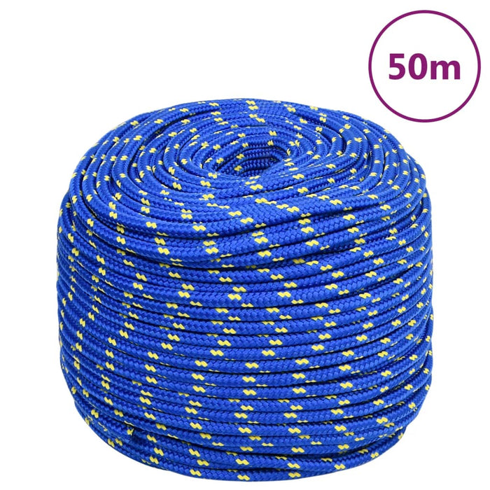 Frânghie de barcă, albastru, 8 mm, 50 m, polipropilenă - WALTI WALTI