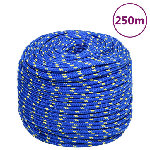 Frânghie de barcă, albastru, 8 mm, 250 m, polipropilenă - WALTI WALTI