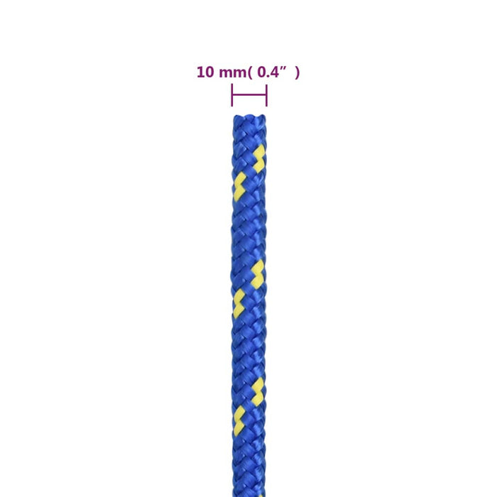 Frânghie de barcă, albastru, 10 mm, 25 m, polipropilenă - WALTI WALTI