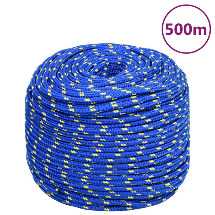 Frânghie de barcă, albastru, 10 mm, 500 m, polipropilenă - WALTI WALTI