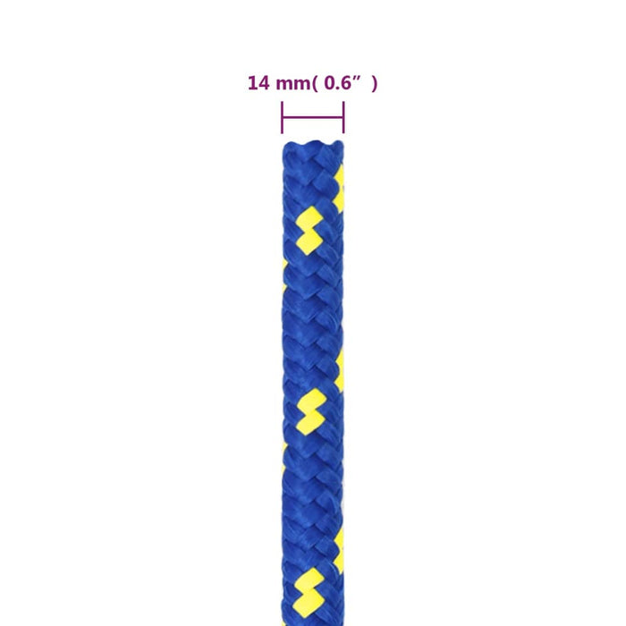 Frânghie de barcă, albastru, 14 mm, 25 m, polipropilenă - WALTI WALTI