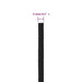 Frânghie de barcă, negru complet, 3 mm, 100 m, polipropilenă - WALTI WALTI