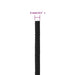 Frânghie de barcă, negru complet, 3 mm, 500 m, polipropilenă - WALTI WALTI