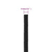 Frânghie de barcă, negru complet, 4 mm, 500 m, polipropilenă - WALTI WALTI