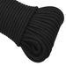 Frânghie de barcă, negru complet, 5 mm, 50 m, polipropilenă - WALTI WALTI