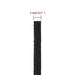 Frânghie de barcă, negru complet, 5 mm, 250 m, polipropilenă - WALTI WALTI