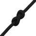 Frânghie de barcă, negru complet, 8 mm, 50 m, polipropilenă - WALTI WALTI