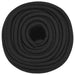 Frânghie de barcă, negru complet, 12 mm, 250 m, polipropilenă - WALTI WALTI