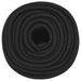 Frânghie de barcă, negru complet, 14 mm, 25 m, polipropilenă - WALTI WALTI