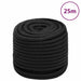 Frânghie de barcă, negru complet, 16 mm, 25 m, polipropilenă - WALTI WALTI