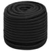 Frânghie de barcă, negru complet, 16 mm, 25 m, polipropilenă - WALTI WALTI