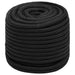 Frânghie de barcă, negru complet, 16 mm, 50 m, polipropilenă - WALTI WALTI