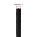 Frânghie de barcă, negru complet, 18 mm, 25 m, polipropilenă - WALTI WALTI