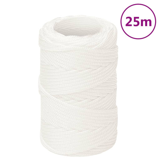 Frânghie de barcă, alb complet, 2 mm, 25 m, polipropilenă - WALTI WALTI