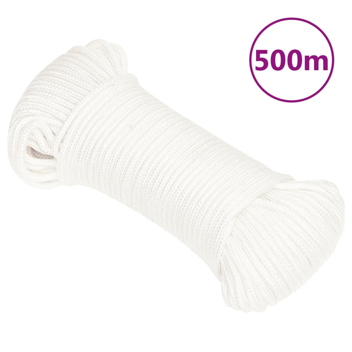Frânghie de barcă, alb complet, 3 mm, 500 m, polipropilenă - WALTI WALTI