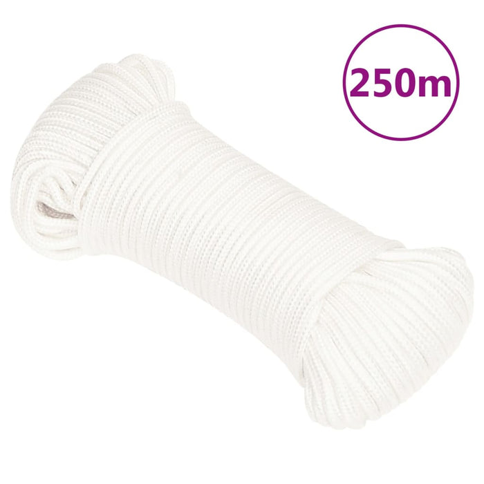 Frânghie de barcă, alb complet, 4 mm, 250 m, polipropilenă - WALTI WALTI