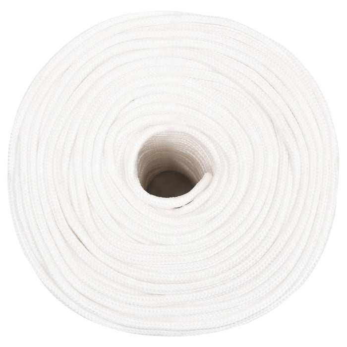 Frânghie de barcă, alb complet, 10 mm, 500 m, polipropilenă - WALTI WALTI
