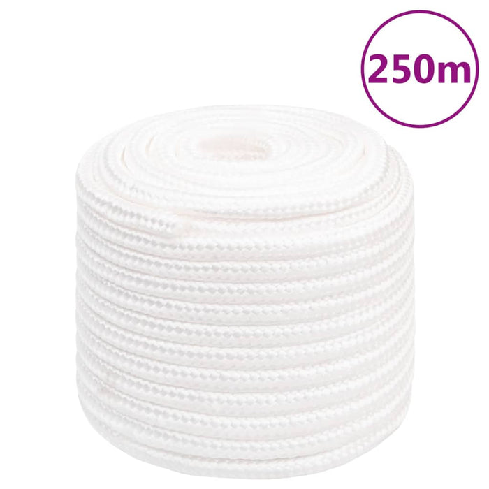 Frânghie de barcă, alb complet, 16 mm, 250 m, polipropilenă - WALTI WALTI