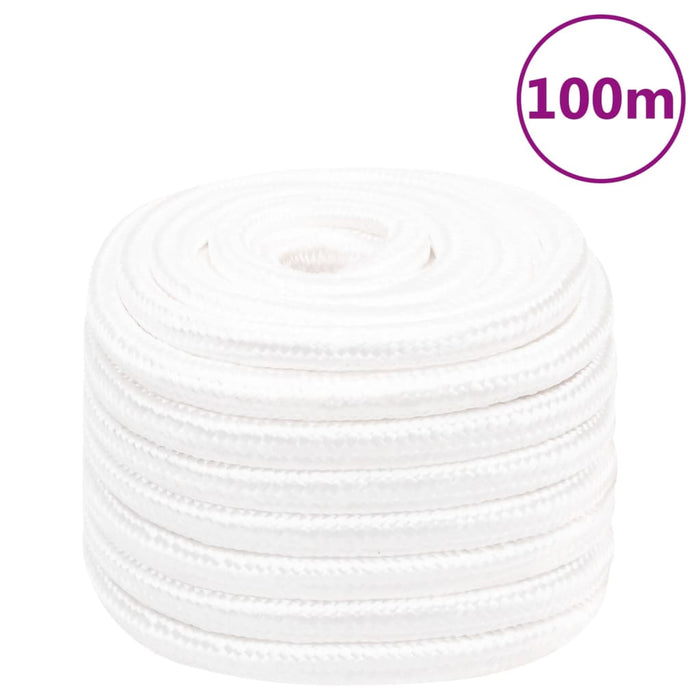 Frânghie de barcă, alb complet, 20 mm, 100 m, polipropilenă - WALTI WALTI
