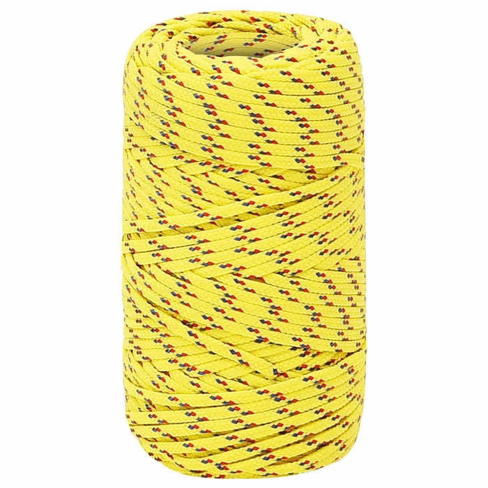 Frânghie de barcă, galben, 2 mm, 50 m, polipropilenă - WALTI WALTI