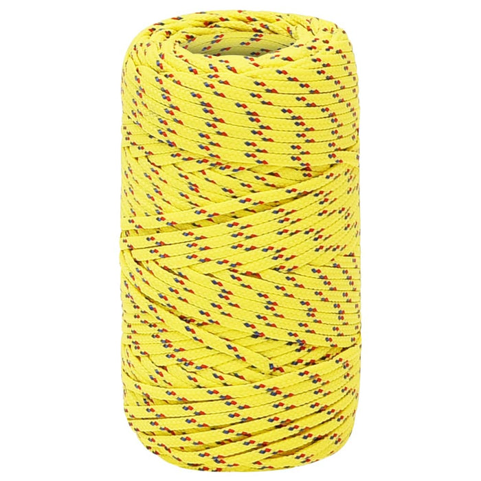Frânghie de barcă, galben, 2 mm, 500 m, polipropilenă - WALTI WALTI