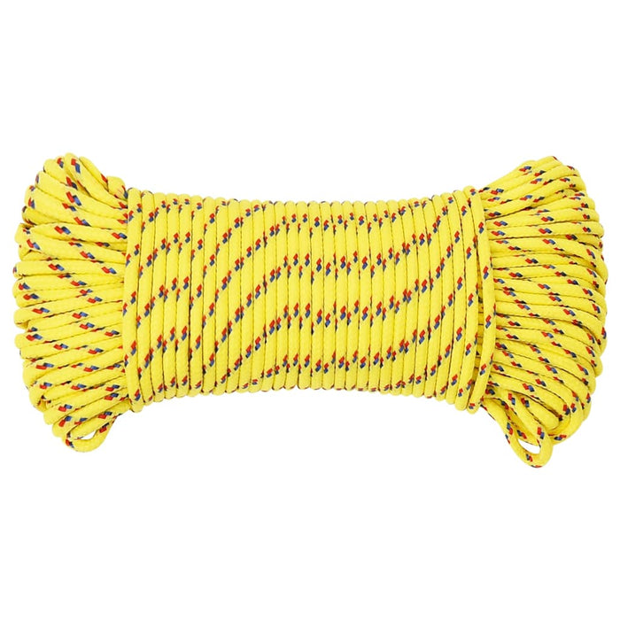 Frânghie de barcă, galben, 4 mm, 500 m, polipropilenă - WALTI WALTI