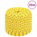 Frânghie de barcă, galben, 6 mm, 25 m, polipropilenă - WALTI WALTI
