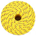 Frânghie de barcă, galben, 6 mm, 25 m, polipropilenă - WALTI WALTI