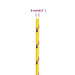 Frânghie de barcă, galben, 6 mm, 25 m, polipropilenă - WALTI WALTI