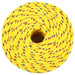 Frânghie de barcă, galben, 6 mm, 100 m, polipropilenă - WALTI WALTI