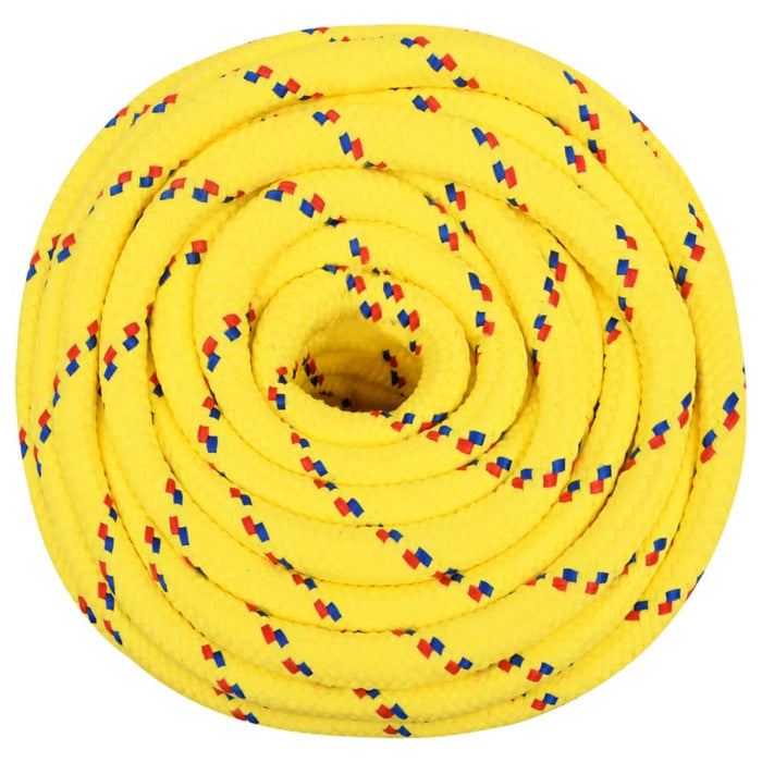 Frânghie de barcă, galben, 18 mm, 100 m, polipropilenă - WALTI WALTI