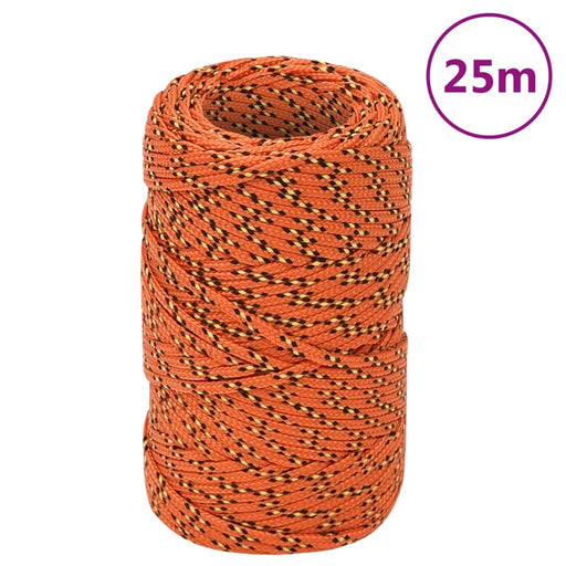 Frânghie de barcă, portocaliu, 2 mm, 25 m, polipropilenă - WALTI WALTI