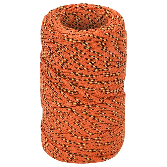 Frânghie de barcă, portocaliu, 2 mm, 50 m, polipropilenă - WALTI WALTI